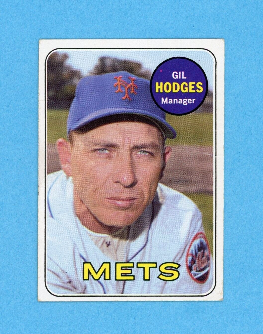 1969 Topps #564 Gil Hodges New York Mets Baseball Card Low Grade