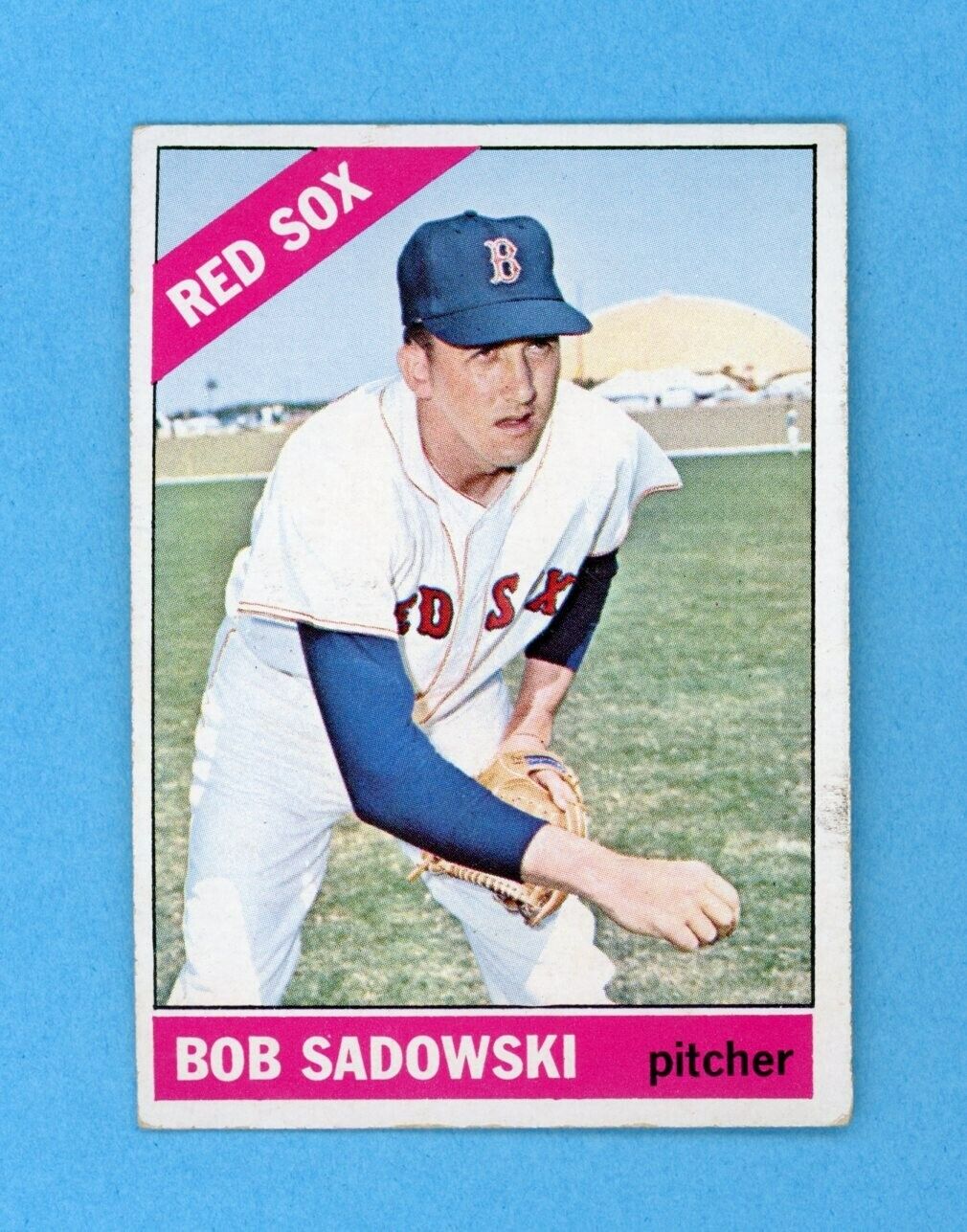 1966 Topps #523 Bob Sadowski Boston Red Sox Baseball Card EX