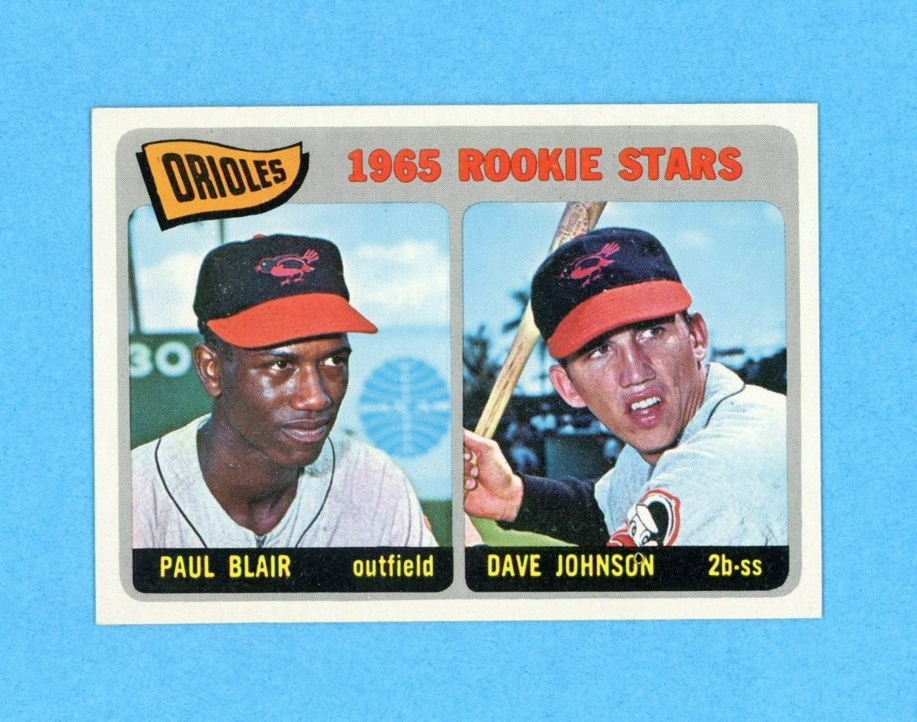 1965 Topps #473 Blair - Johnson Baltimore Orioles Rookie Baseball Card NM