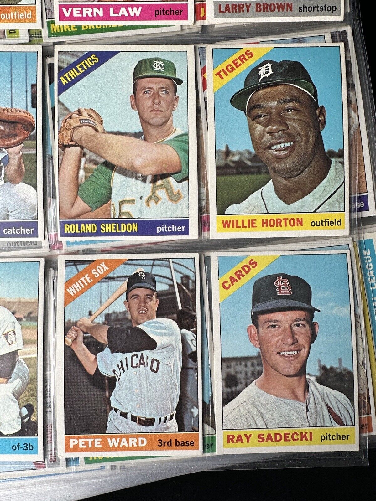 1966 Topps Baseball Starter Set / Lot of 279 Different w/ Semi-Stars   Solid EX