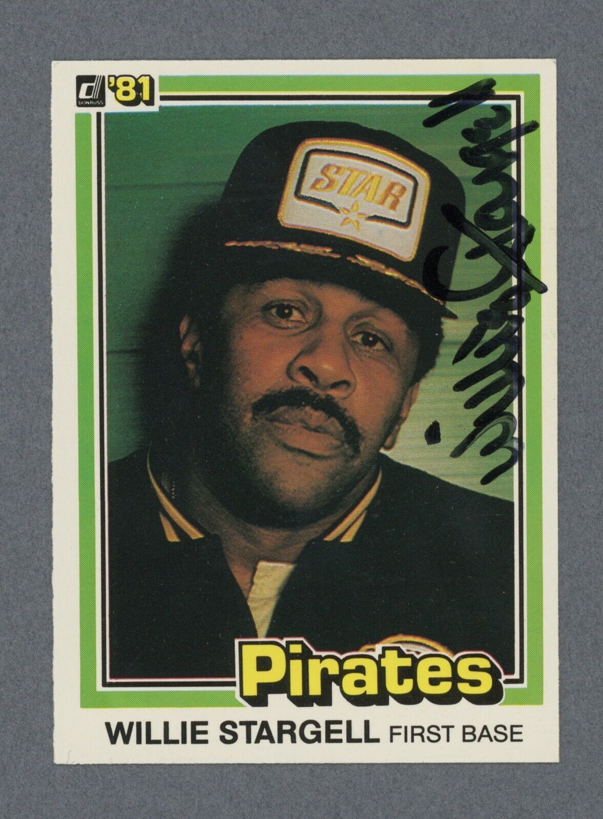 Willie Stargell Signed 1981 Donruss Card #132 • Auto w B&E Hologram