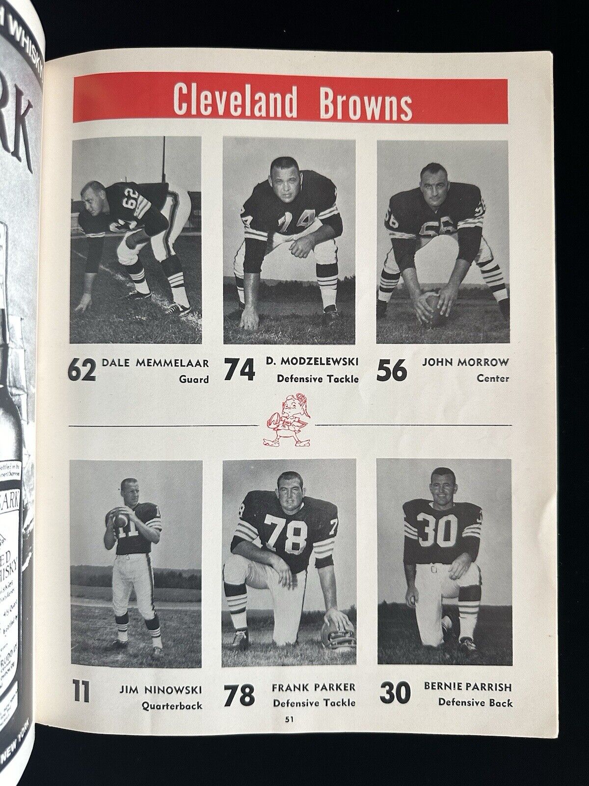 December 27, 1964 NFL Championship Football Program Colts @ Browns w/ Jim Brown