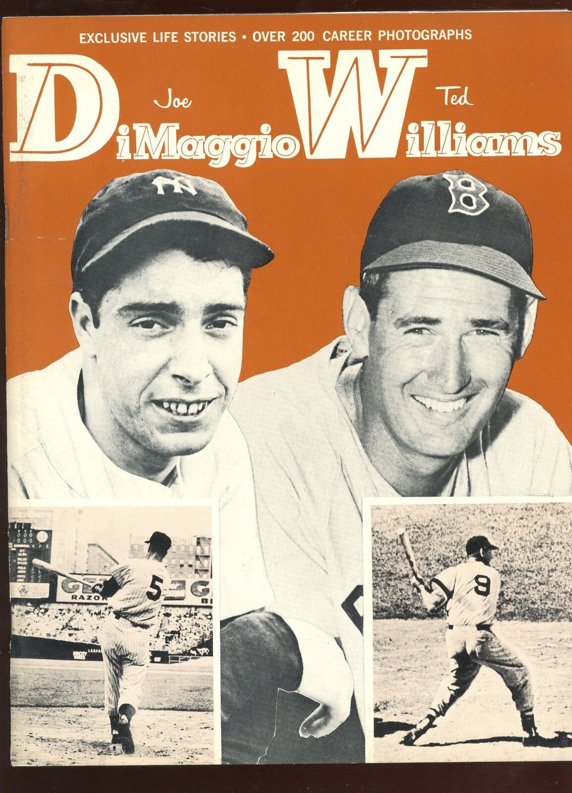 1964 JKW Sports Publications Joe DiMaggio & Ted Williams EXMT