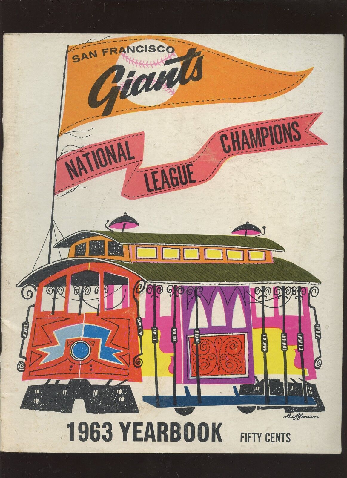 1963 MLB Baseball San Francisco Giants Yearbook EX+