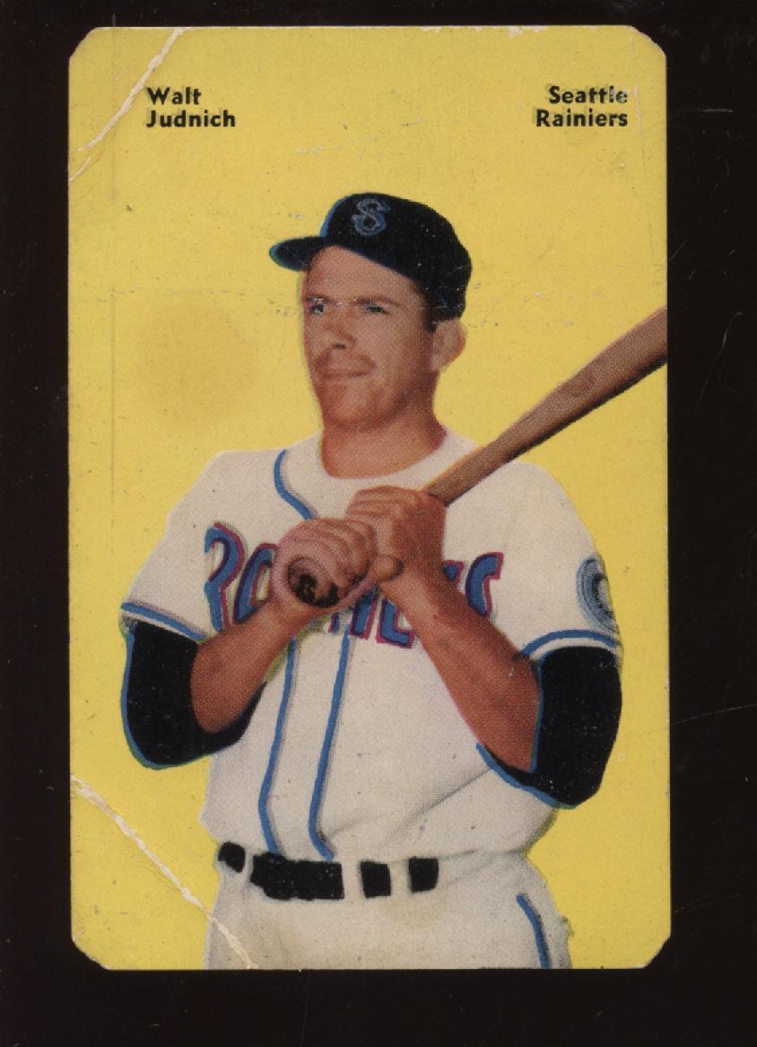 1952 Mothers Cookies Pacific Coast League #8 Walt Judnich