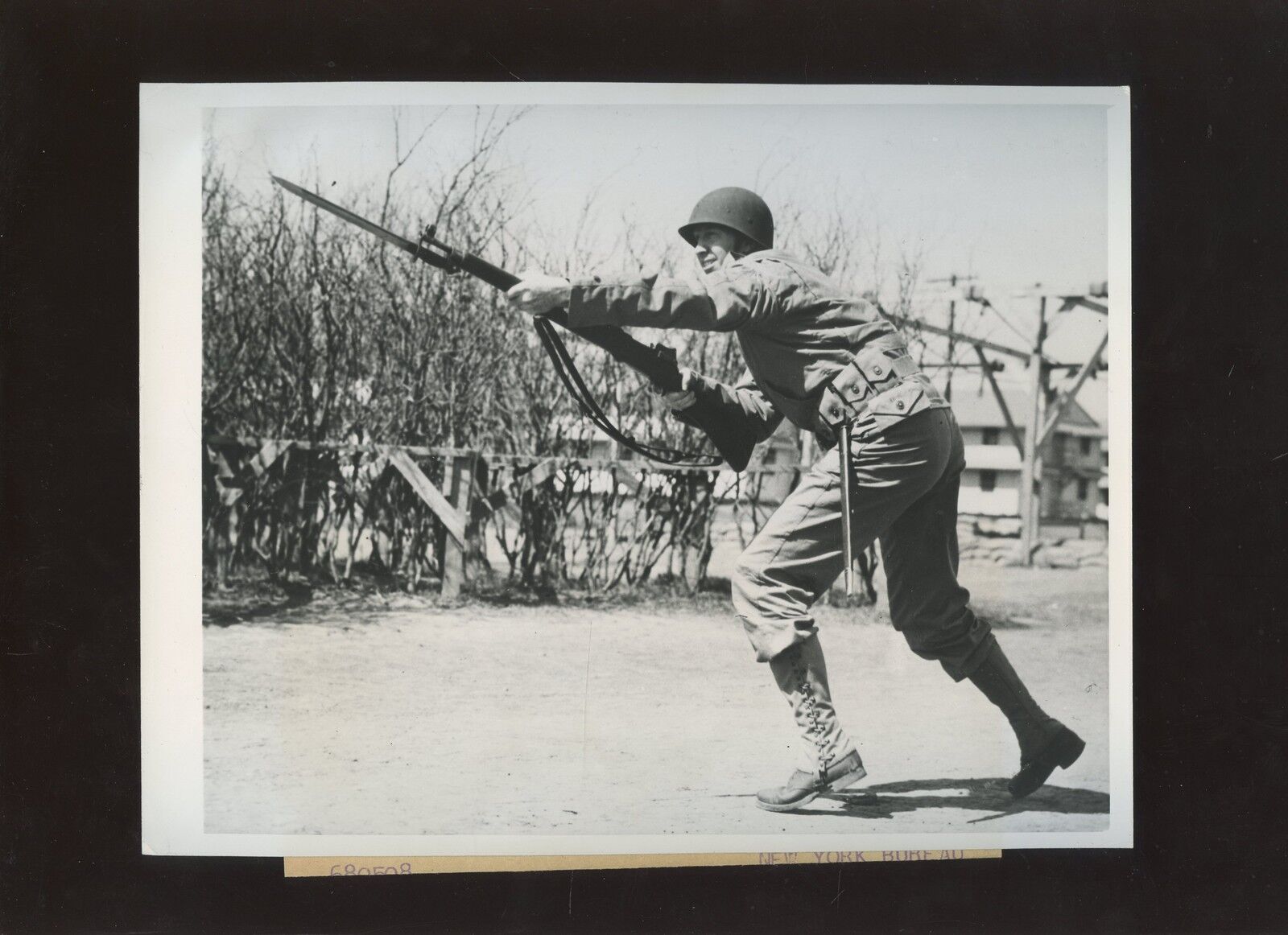 Original March 30 1943 Don Budge In Army Tennis Wire Photo