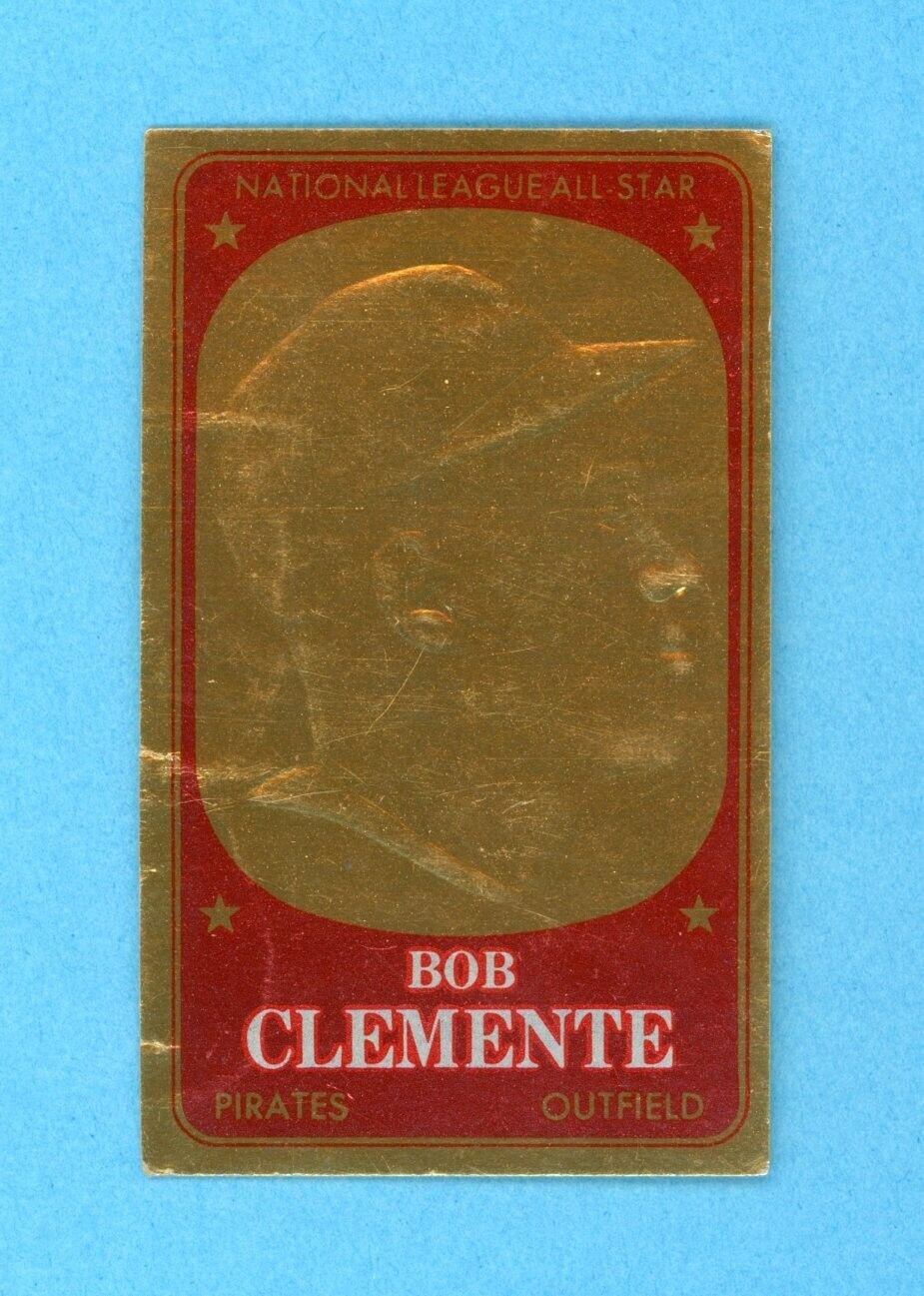 1965 Topps Embossed #19 Roberto Clemente Pitt Pirates Baseball Card Low Grade