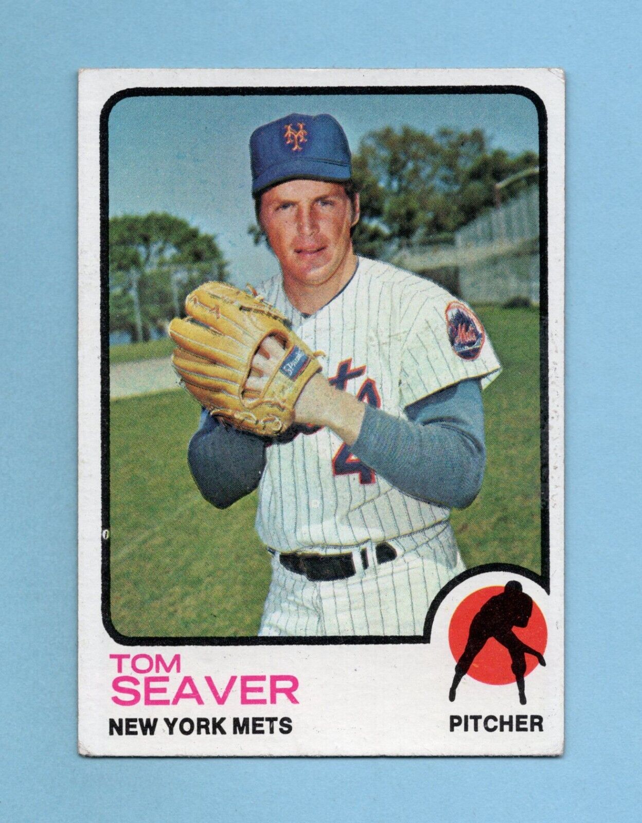 1973 Topps #350 Tom Seaver New York Mets Baseball Card EX