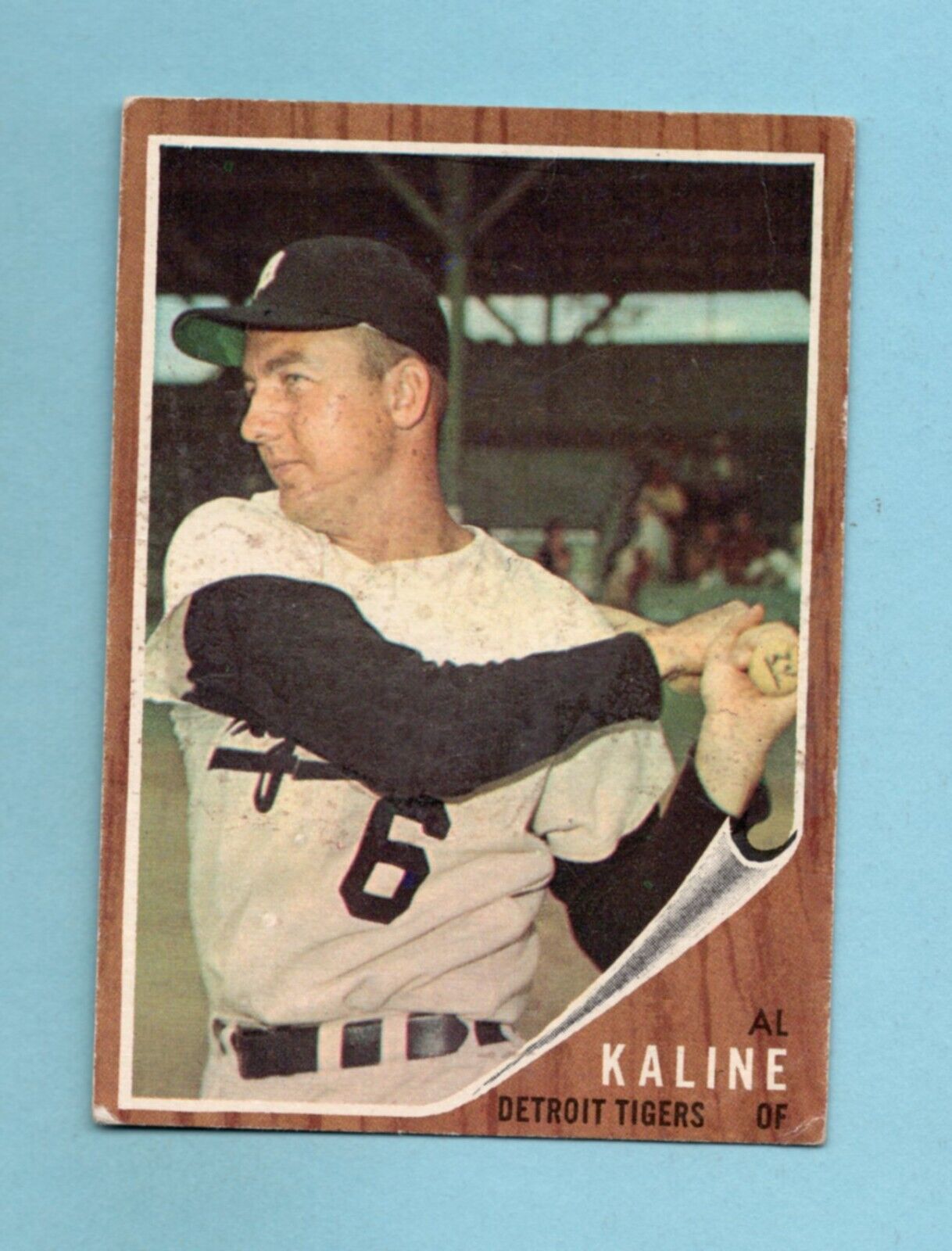 1962 Topps #150 Al Kaline Detroit Tigers Baseball Card Vg/Ex ap wrks ft