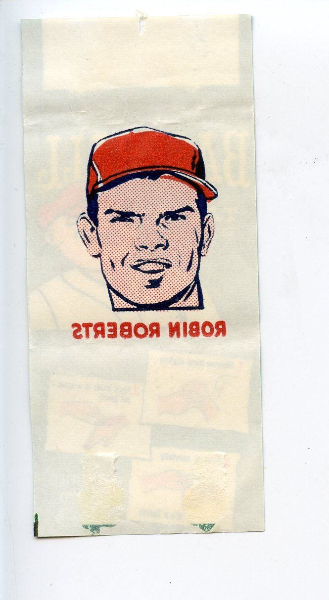 1960 O-Pee-Chee Canada Baseball Tattoo Robin Roberts