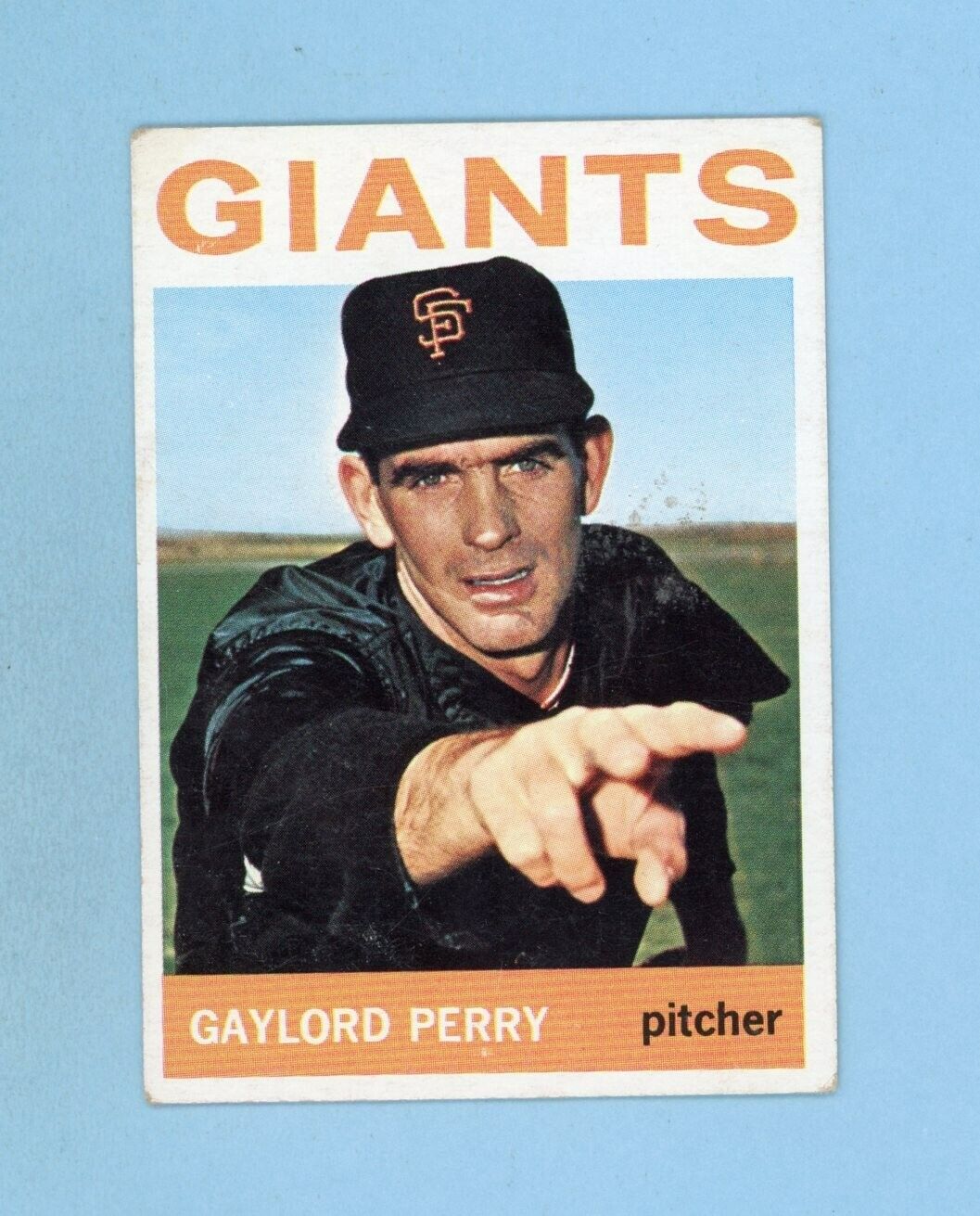 1964 Topps #468 Gaylord Perry San Francisco Giants Baseball Card Vg/Ex