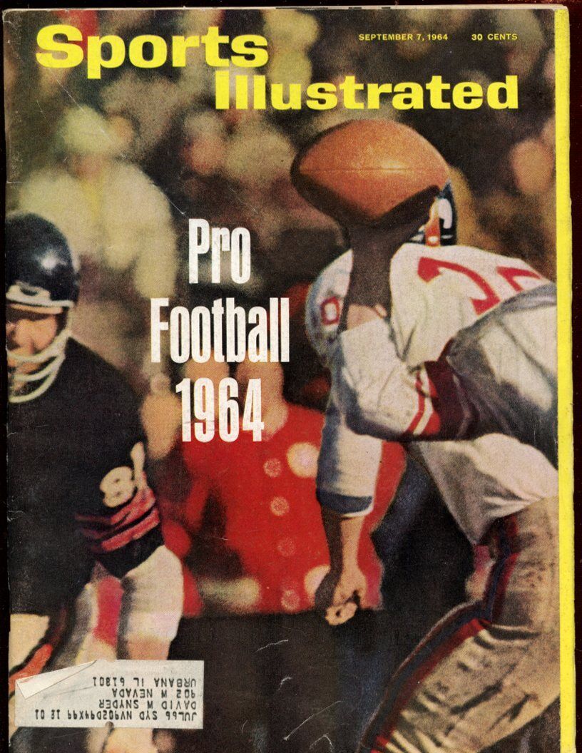 Sept 7 1964 Sports Illustrated Magazine Pro Football Annual EX+