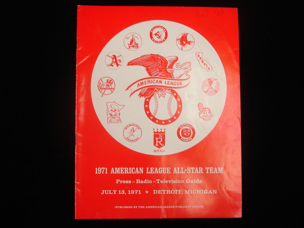 1971 American League All-Star Team Media Guide