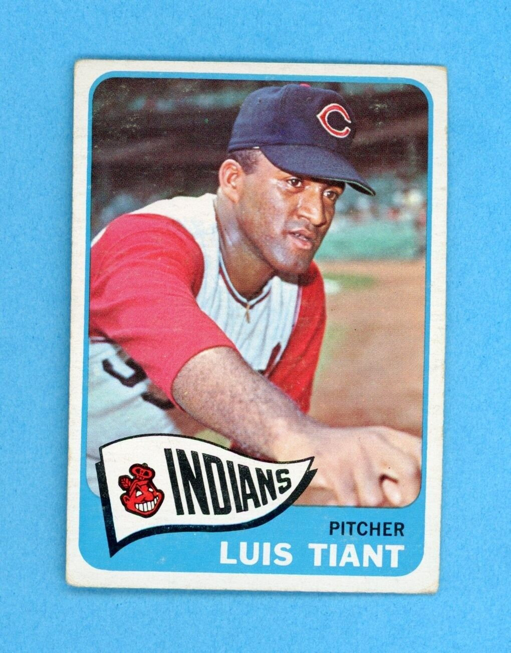 1965 Topps #145 Luis Tiant Cleve Indians Rookie Baseball Card Vg/Vg+ ap lht w/c