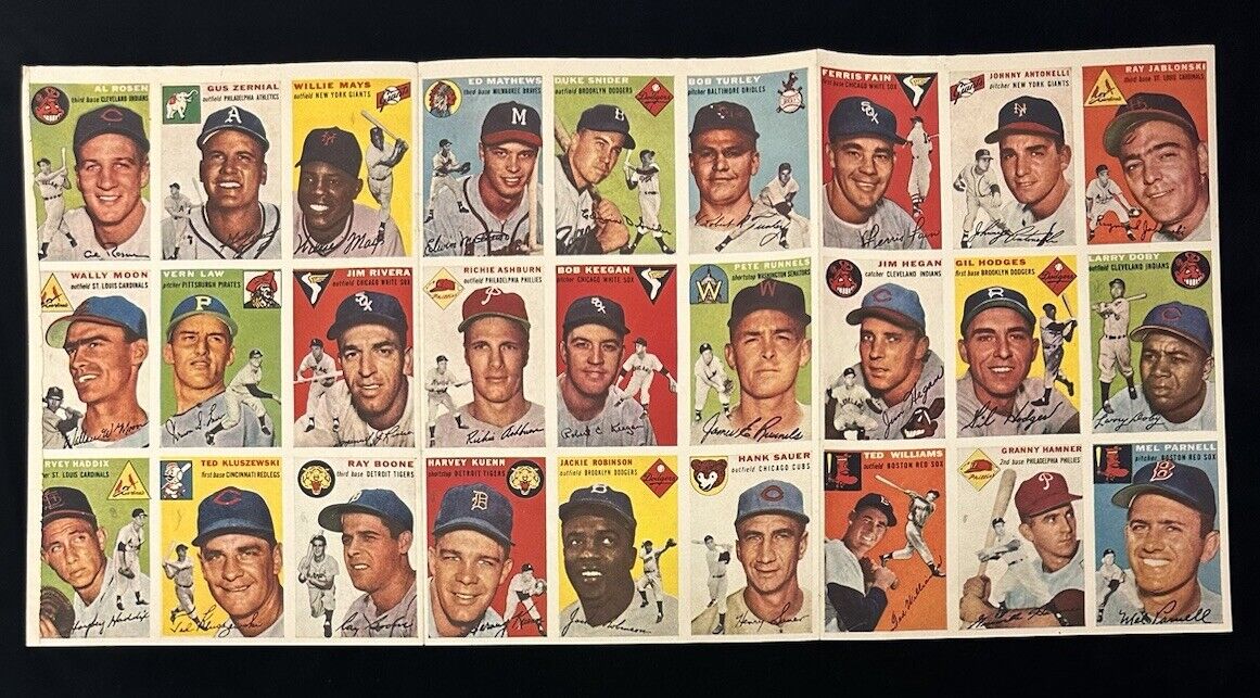 Aug 16 1954 FIRST ISSUE Sports Illustrated Magazine w/ detached 54T Cards Insert