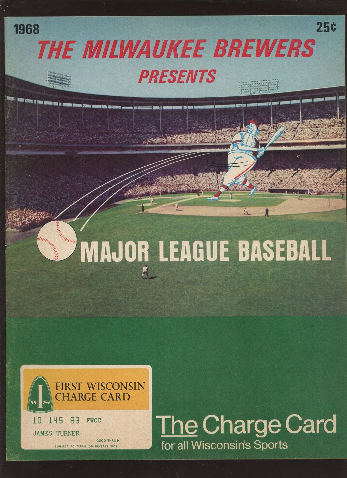 1968 MLB Baseball Program Detroit Tigers vs Chicago White Sox NRMT