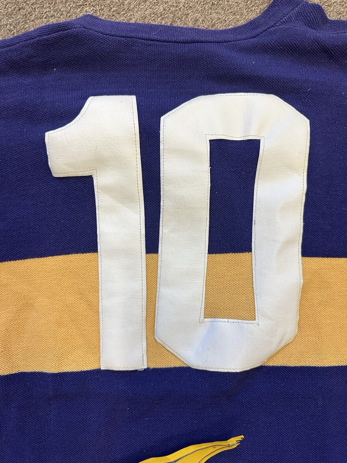 1976-80 Mario Zanabria Boca Juniors GAME USED Argentina Pro Soccer Jersey #10