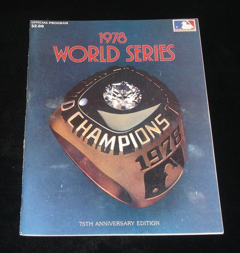 1978 World Series Program LA Dodgers vs.NY Yankees-Regular Edition-EX-MT