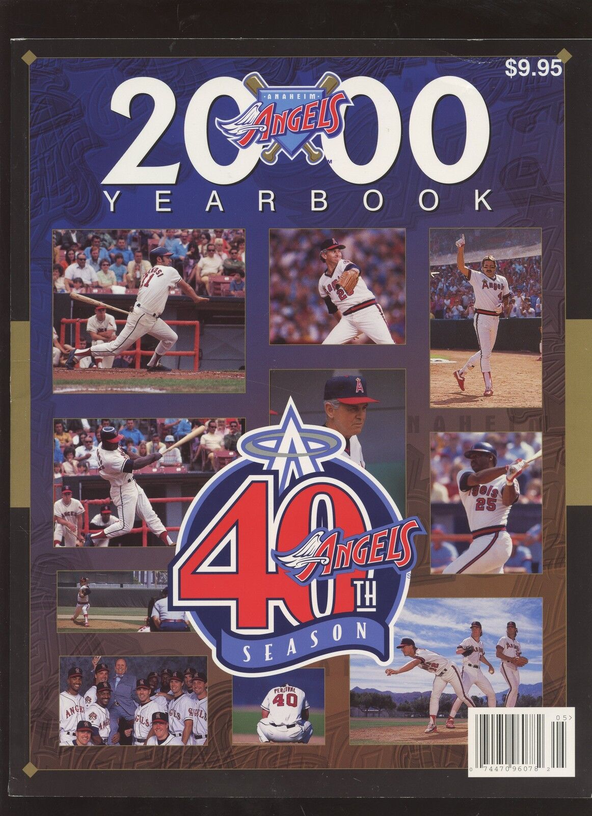 2000 Anaheim Angels Baseball Yearbook EXMT+