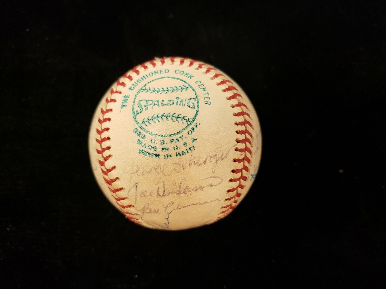 1977 Cincinnati Reds Autographed AL Baseball - 22 sigs w/ Rose Perez Anderson