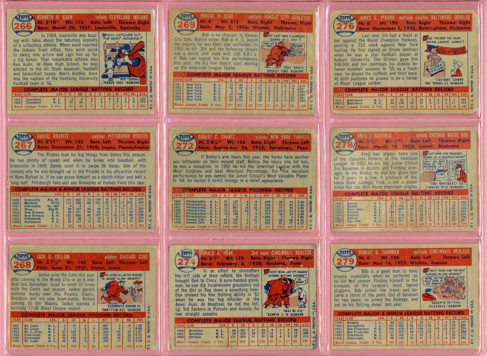 1957 Topps Starter Set Lot of 42 Diff Middle Series Baseball Cards Low Grade