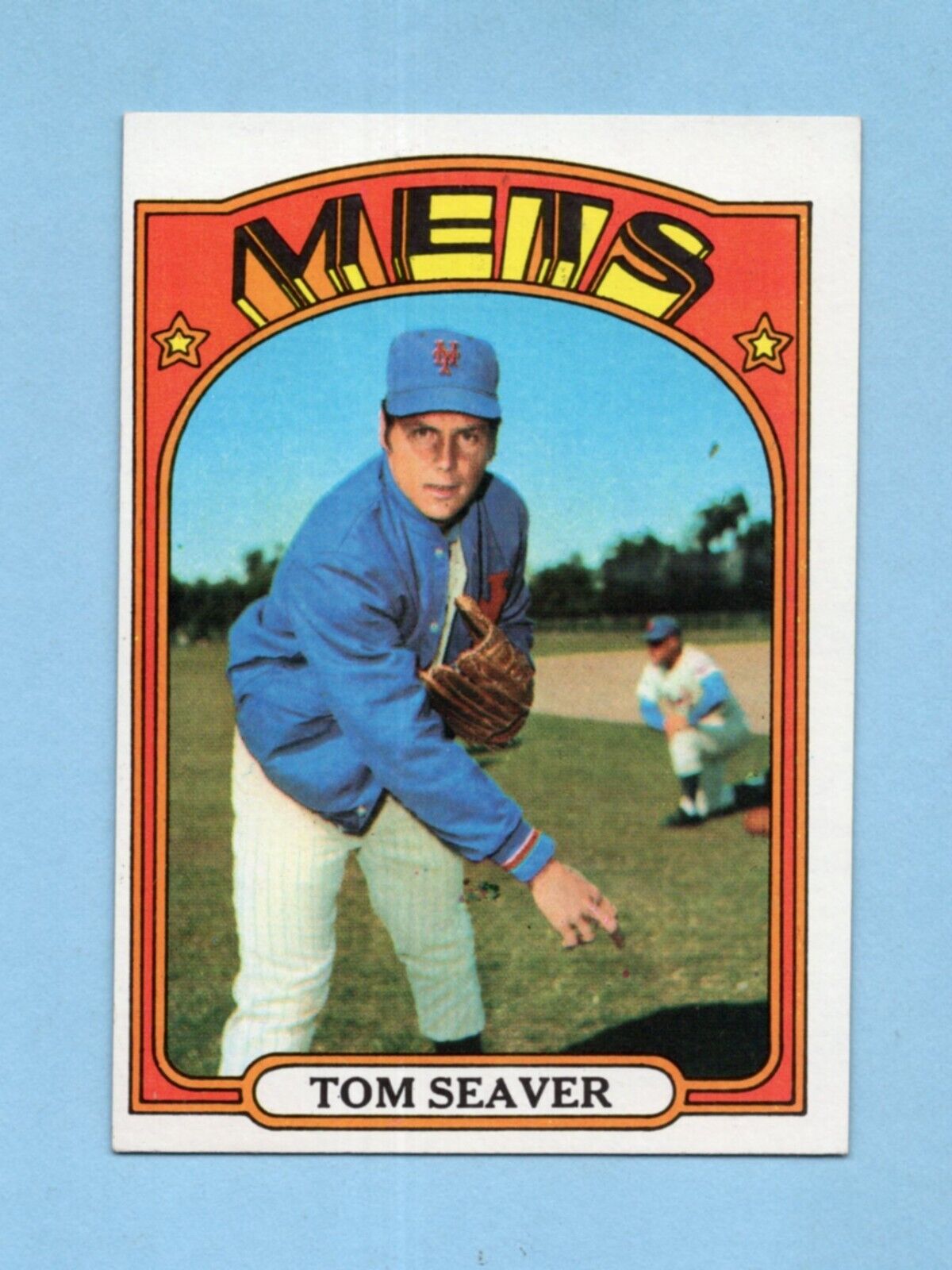 1972 Topps #445 Tom Seaver New York Mets Baseball Card NM o/c