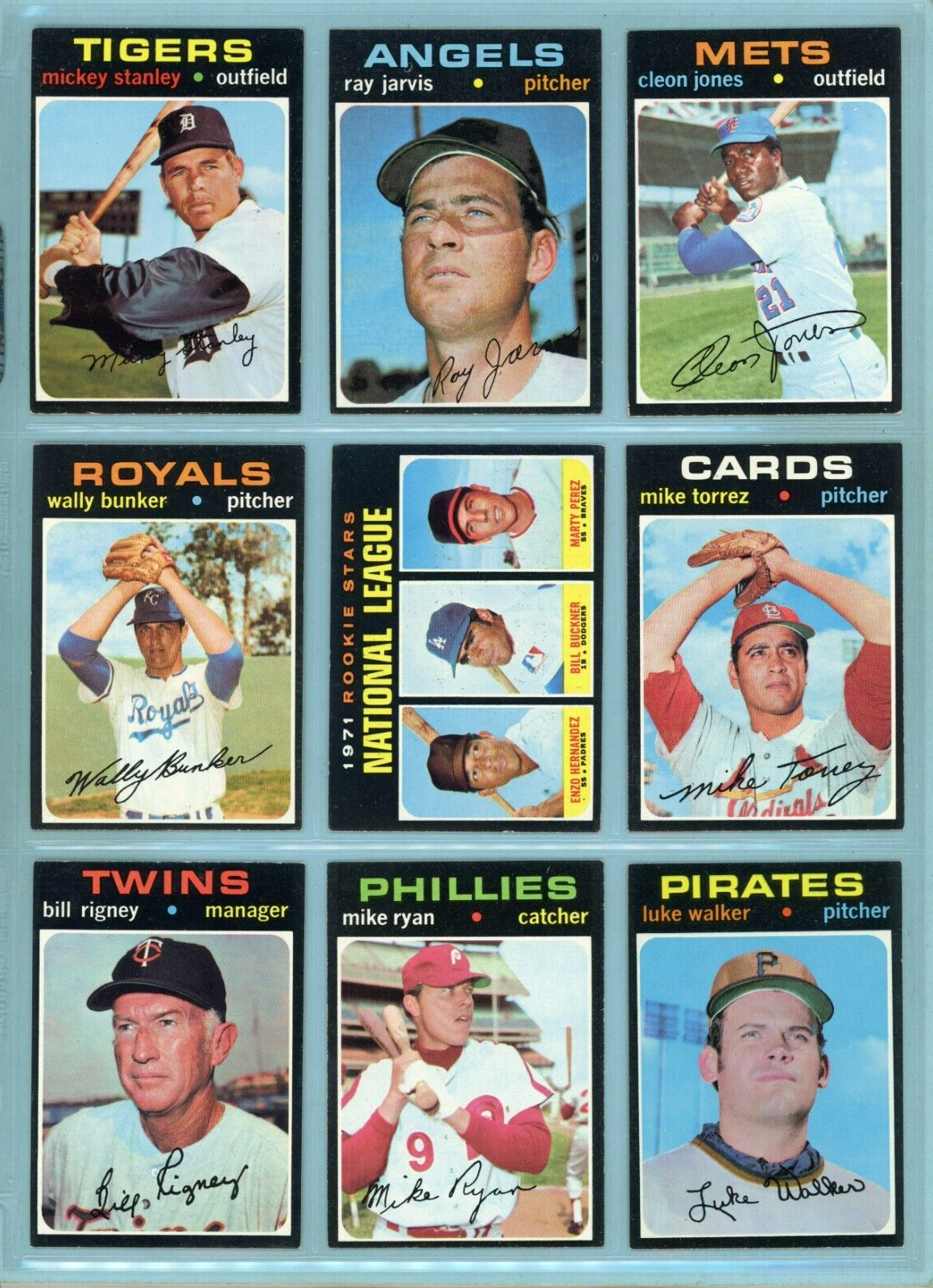 1971 Topps Starter Set Lot of 108 Diff Semi-High Number Baseball Cards Ex/Mt