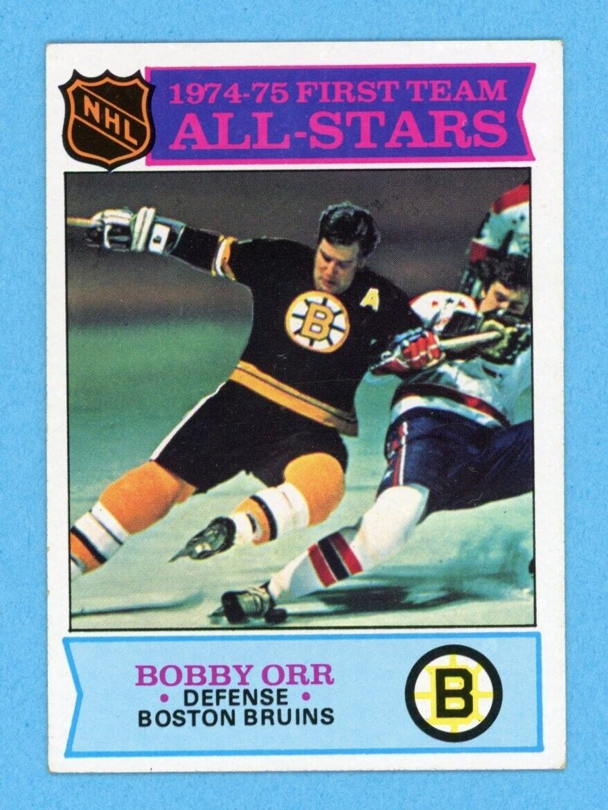 1975-76 Topps #288 Bobby Orr All-Star Boston Bruins Hockey Card EX+