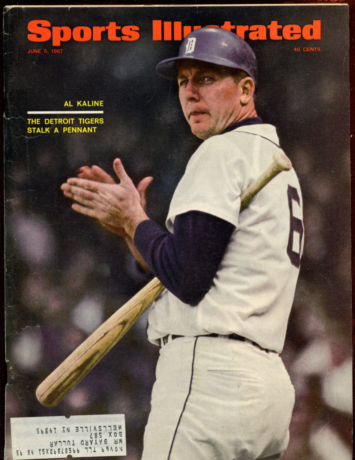 June 5 1967 Sports Illustrated Magazine With Al Kaline Front Cover EX