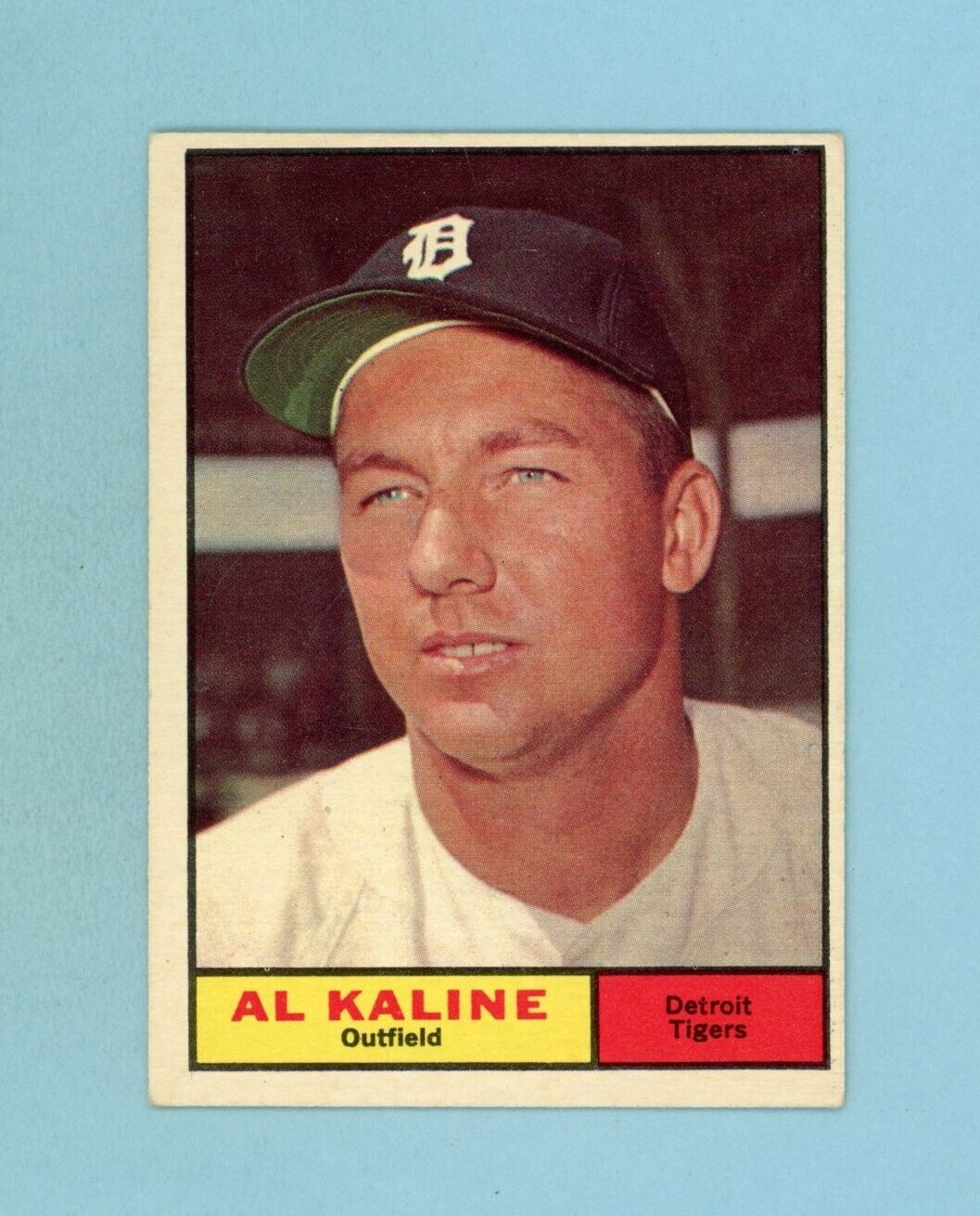 1961 Topps #429 Al Kaline Detroit Tigers Baseball Card EX