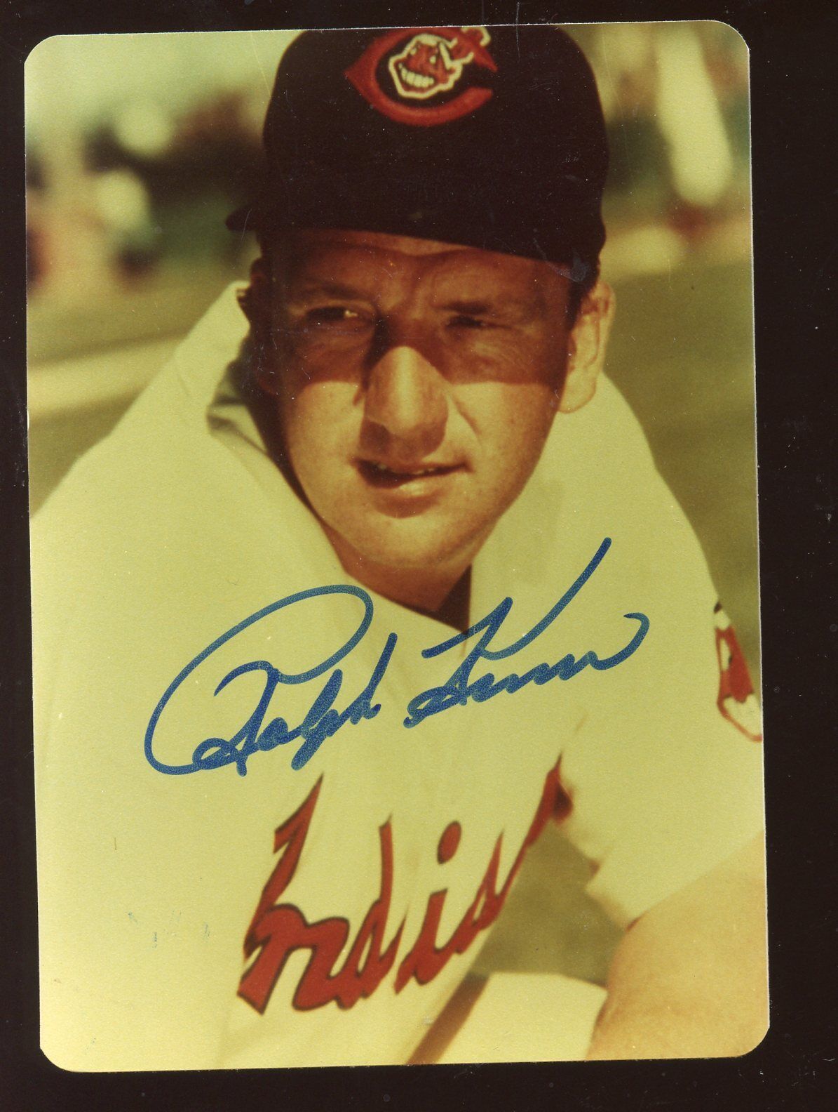 Ralph Kiner Cleveland Indians Autographed 3 1/2" X 5" Photo Hologram