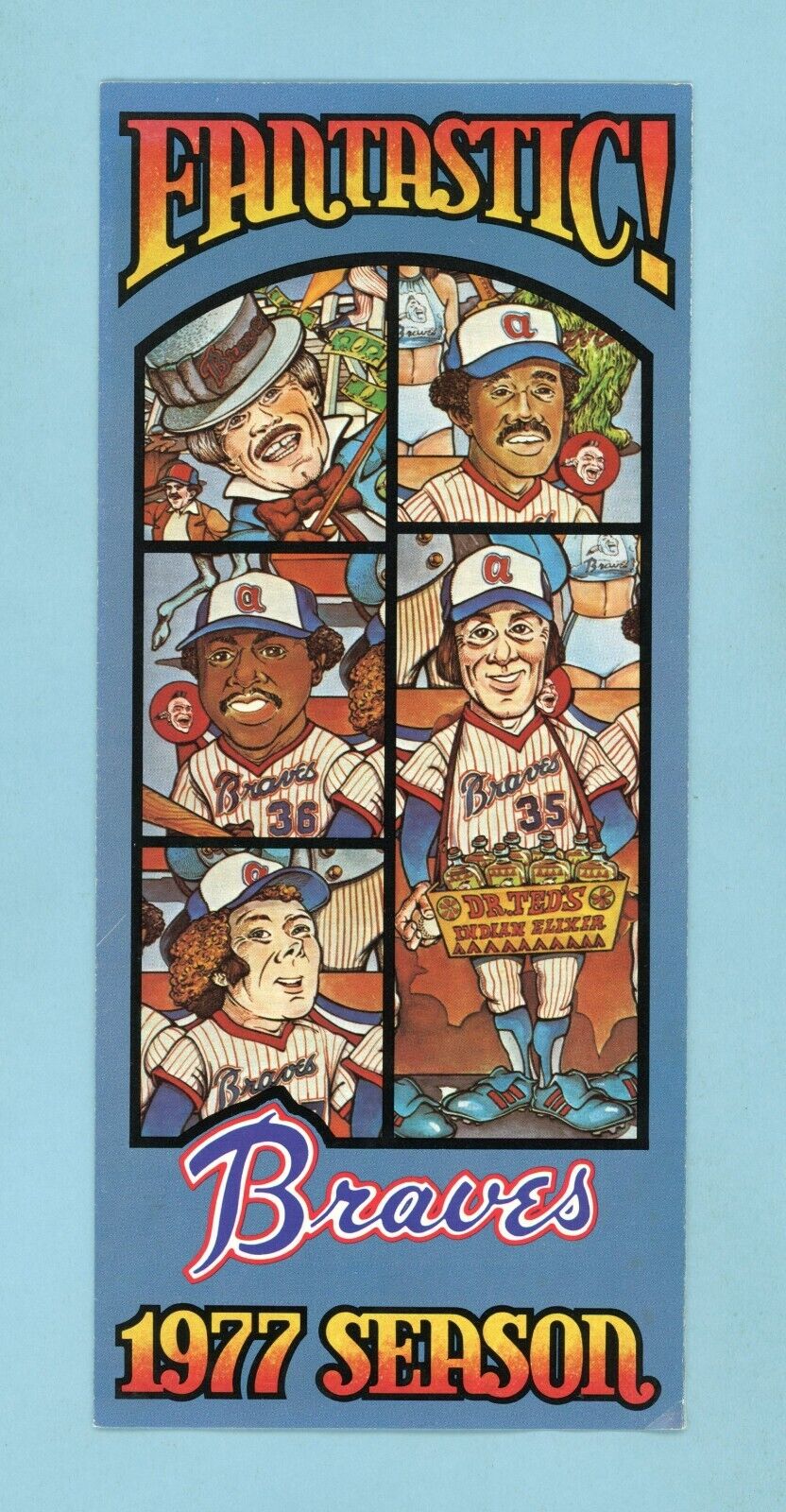 1977 Atlanta Braves Ticket Request & Schedule Brochure