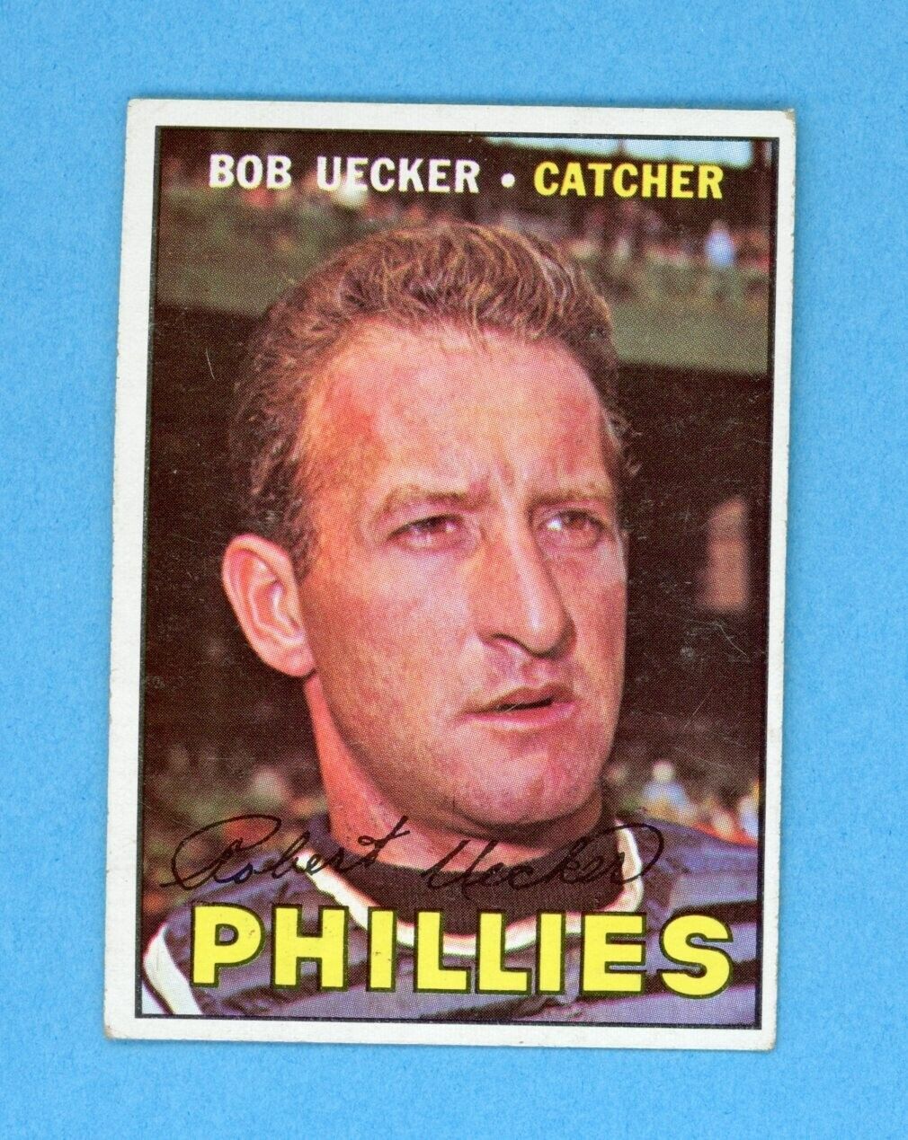 1967 Topps #326 Bob Uecker Philadelphia Phillies Baseball Card EX