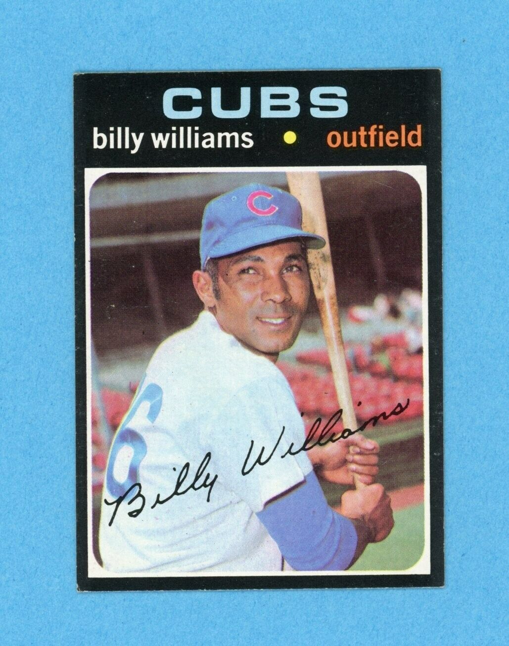 1971 Topps #350 Billy Williams Chicago Cubs Baseball Card EX++ - Ex/Mt