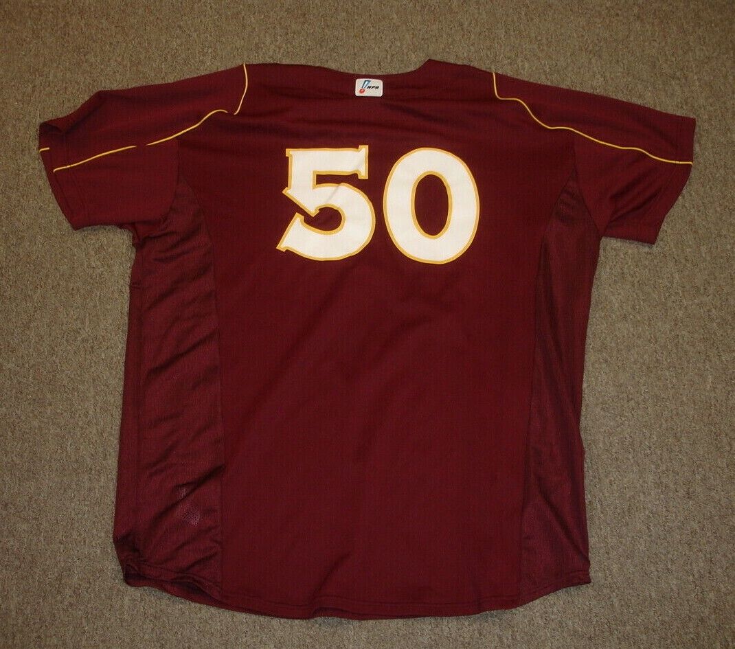 2009 Matt Childers Tohoku Rakuten Golden Eagles GU Japan BP Baseball Jersey #50