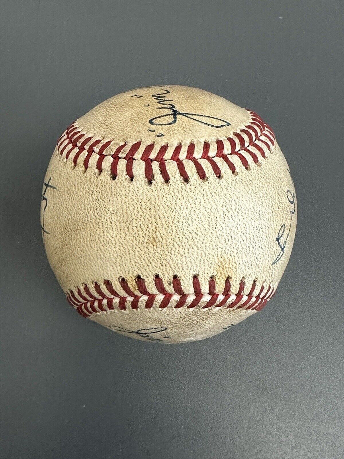 4-11-73 AL Umpires MULTI SIGNED Official Baseball 4 sig w/ DiMuro Frantz Odom +