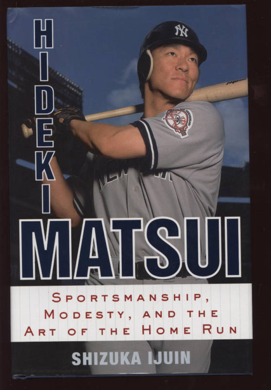 Hideki Matsui Autographed Hardcover Book PSA