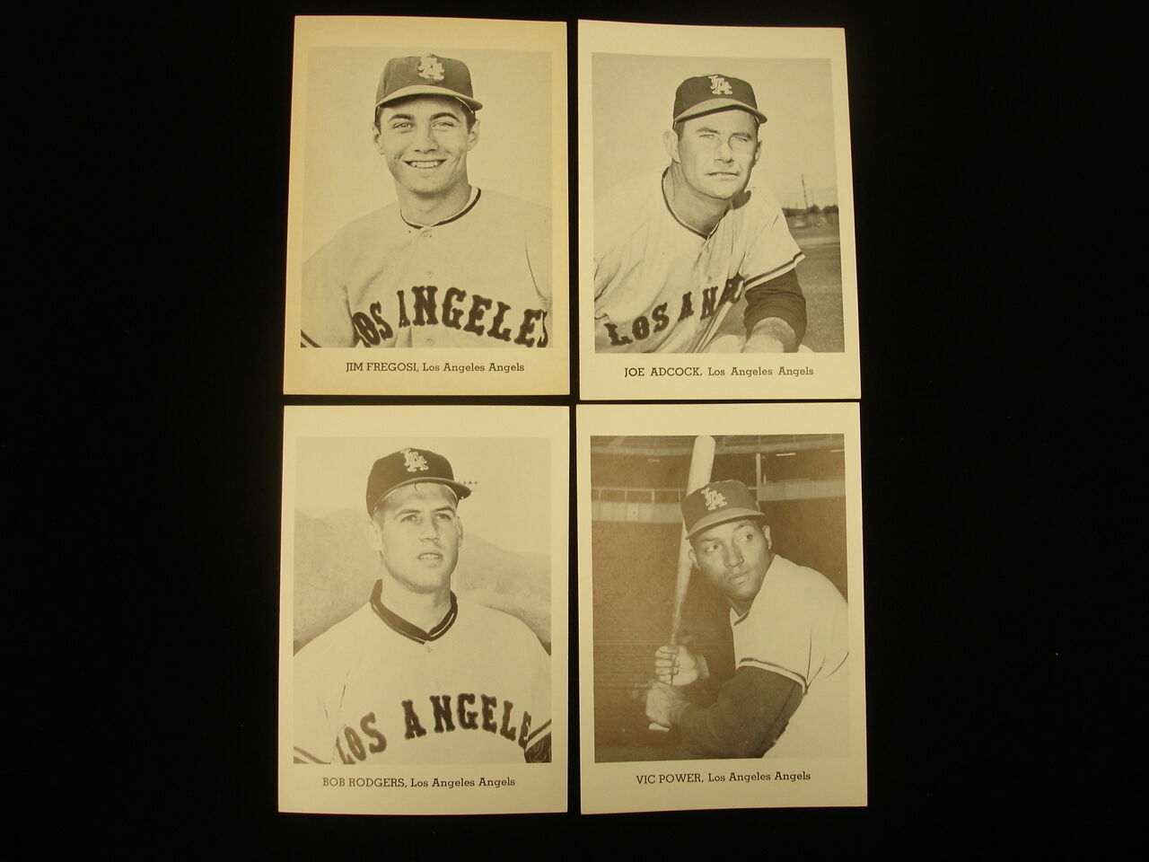 Set of 12 1964 Jay Publishing Los Angeles Angels Photographs