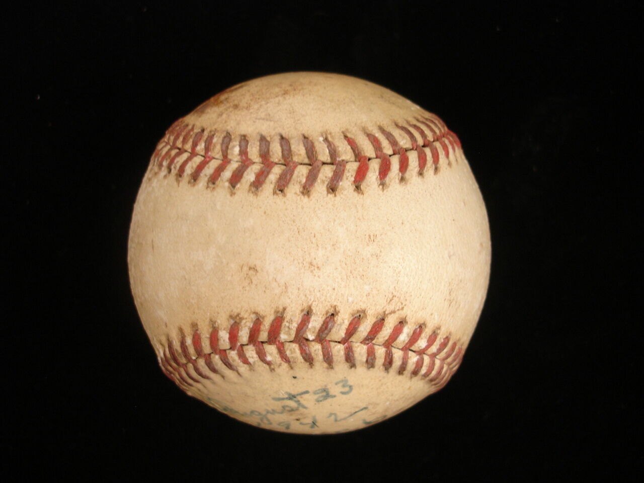 Nate Andrews Game Used 1942 Syracuse Chiefs International League Baseball - LOA