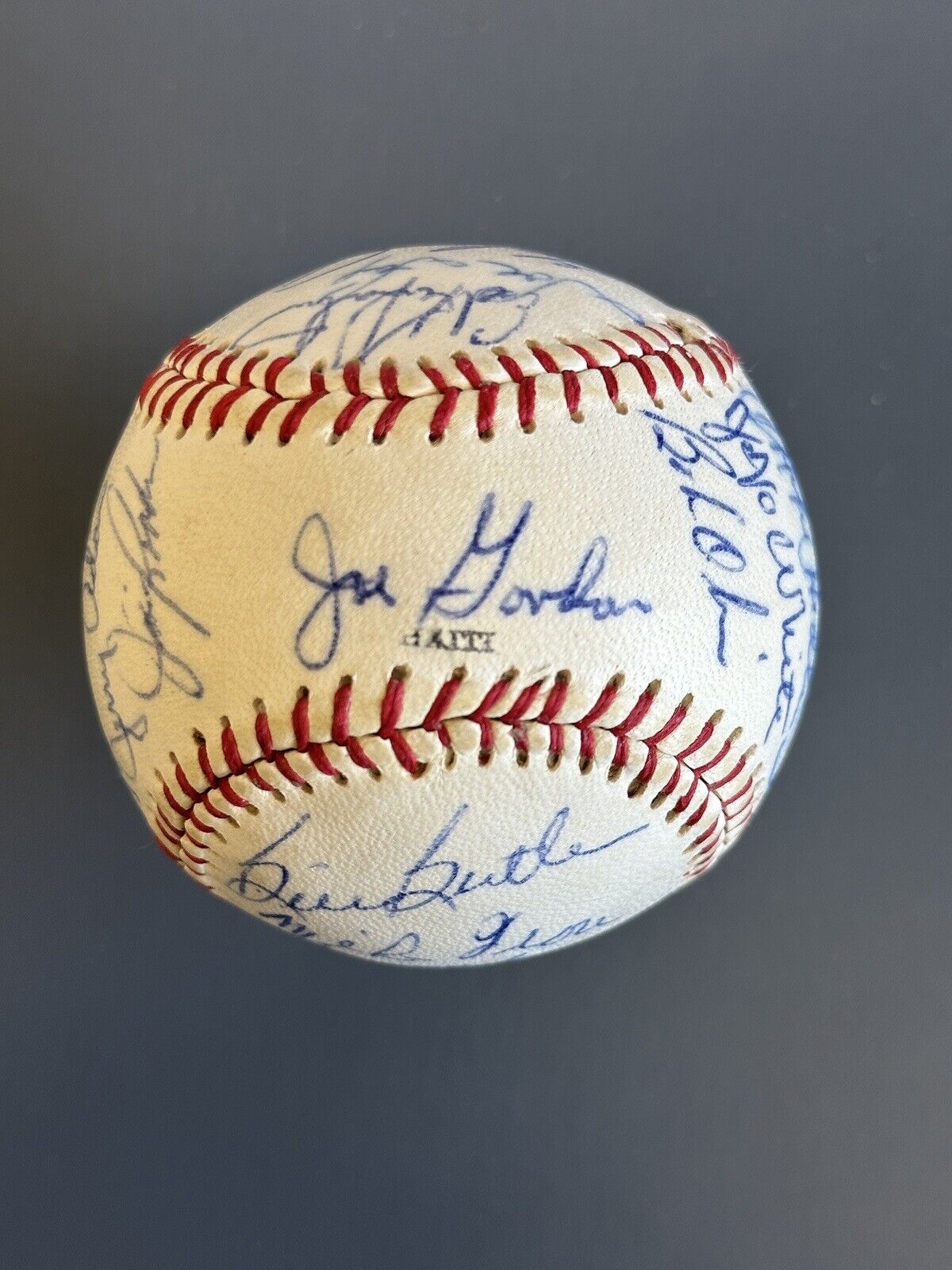 1969 Kansas City Royals 1st Year TEAM SIGNED Baseball 25 sigs w/ Drago JSA