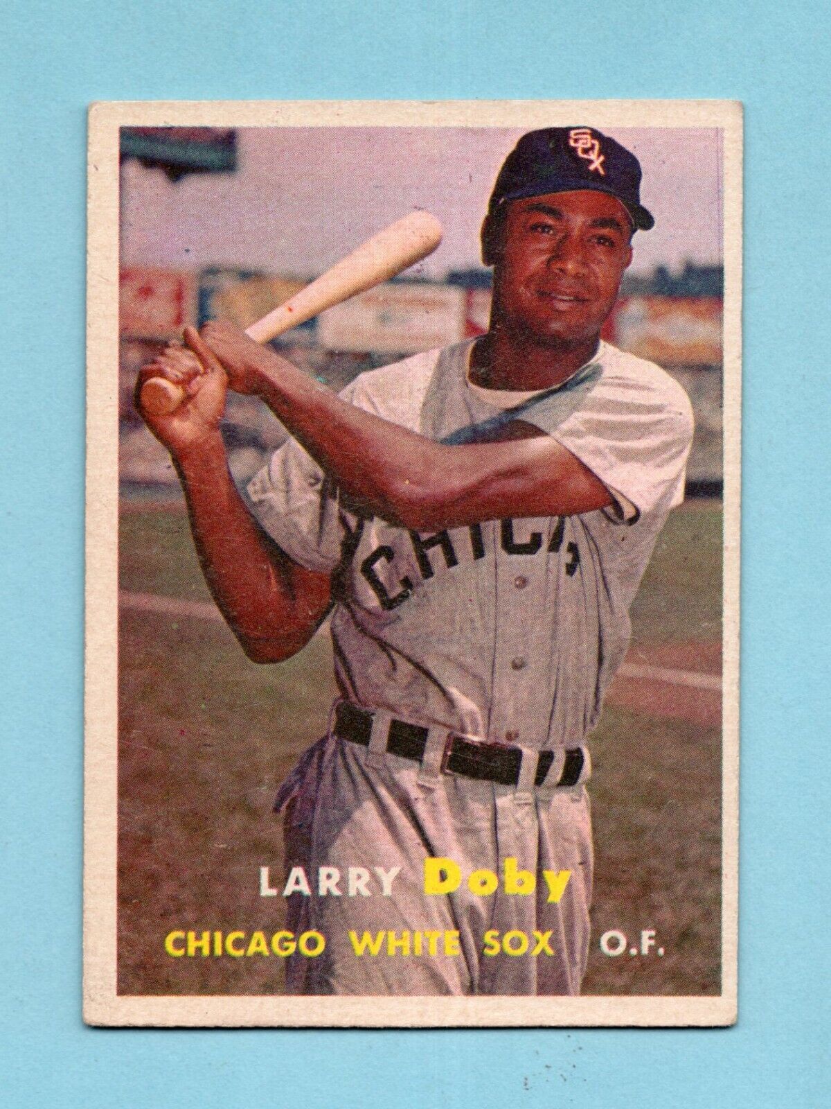 1957 Topps #85 Larry Doby Chicago White Sox Baseball Card EX