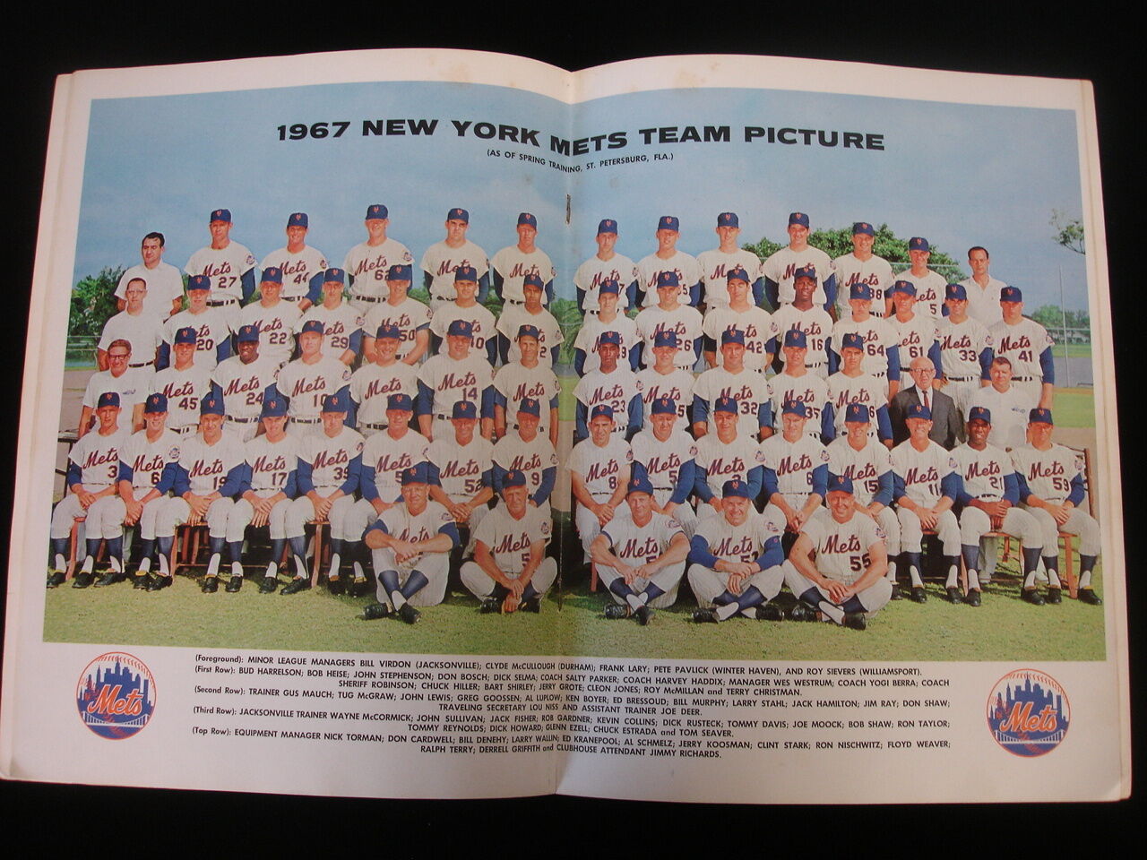 1967 New York Mets Official Baseball Yearbook - Revised Edition