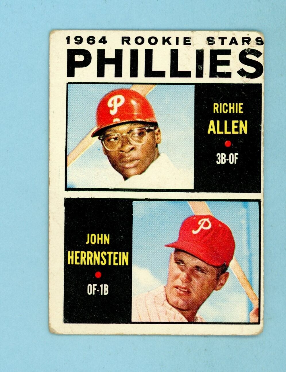 1964 Topps #243 Richie Allen Philadelphia Phillies Rookie Baseball Card LG