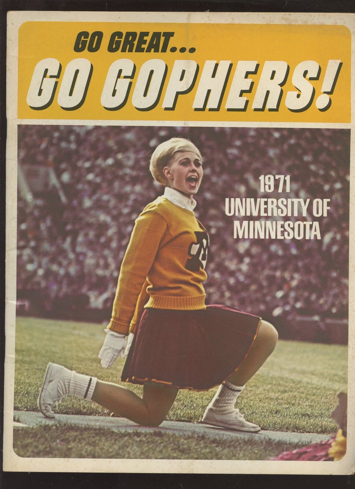 1971 NCAA Minnesota Gophers College Sports Guide 