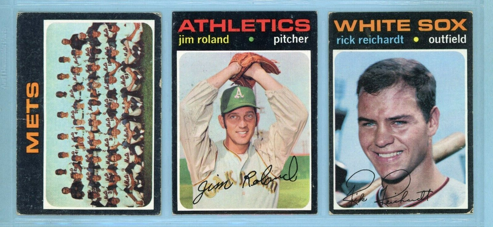 1971 Topps Complete 5th Series #524 thru #643 Semi-High Number Baseball Cards