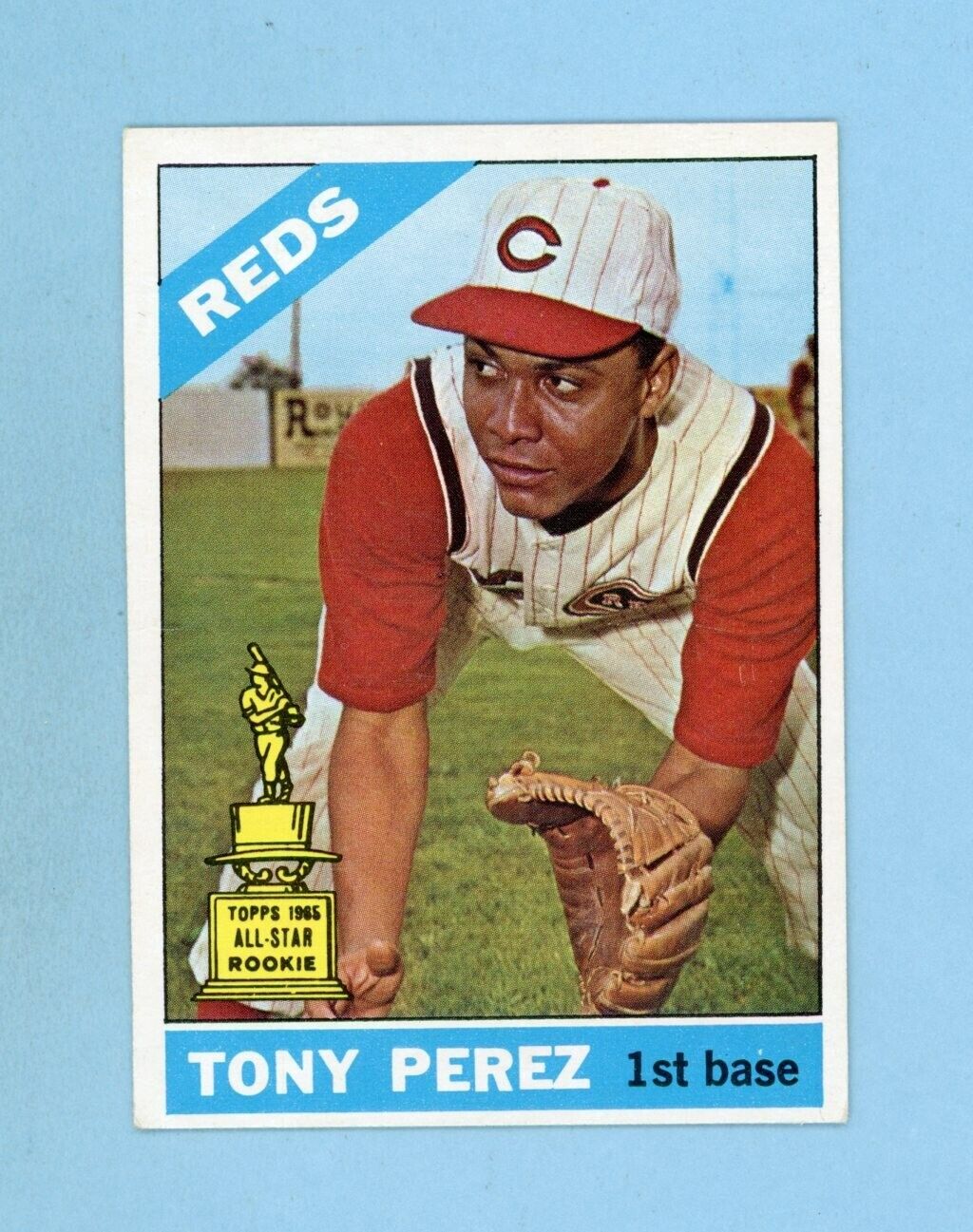 1966 Topps #72 Tony Perez Cincinnati Reds Baseball Card Ex+-Ex++