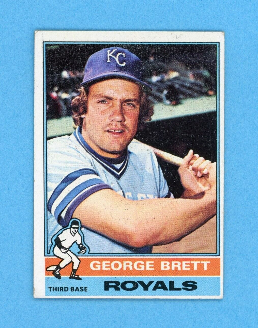 1976 Topps #19 George Brett Kansas City Royals Baseball Card EX