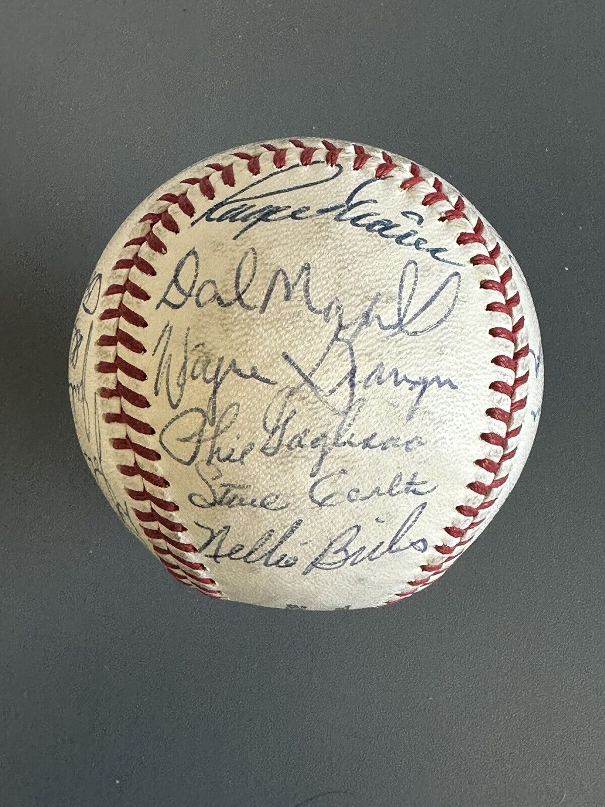 1968 SL Cardinals TEAM SIGNED Official NL Baseball NL Champs 19 sig w/ Maris JSA