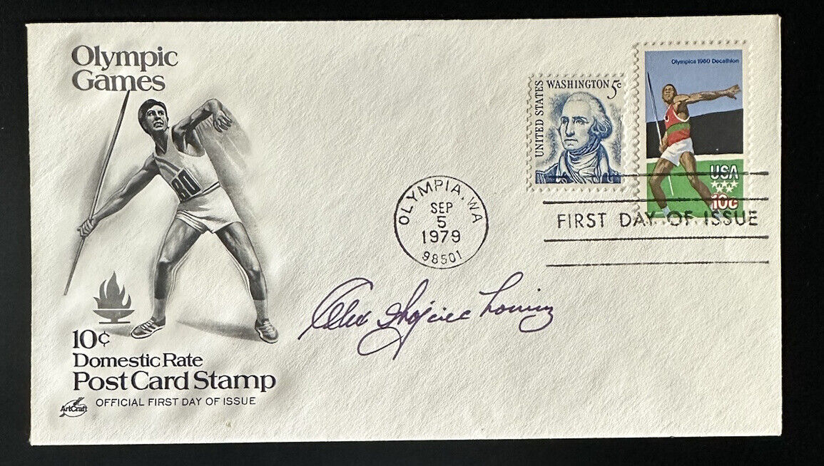 Alex Wojciechowicz Lions Eagles HOFer SIGNED 1979 FDC / Envelope w/ Hologram