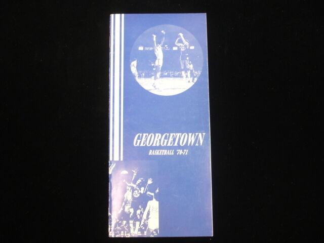 1970-71 Georgetown Hoyas Basketball Media Guide EX+